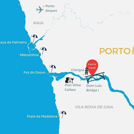 Inspiring City Center 1Br Apartment Porto Luaran gambar